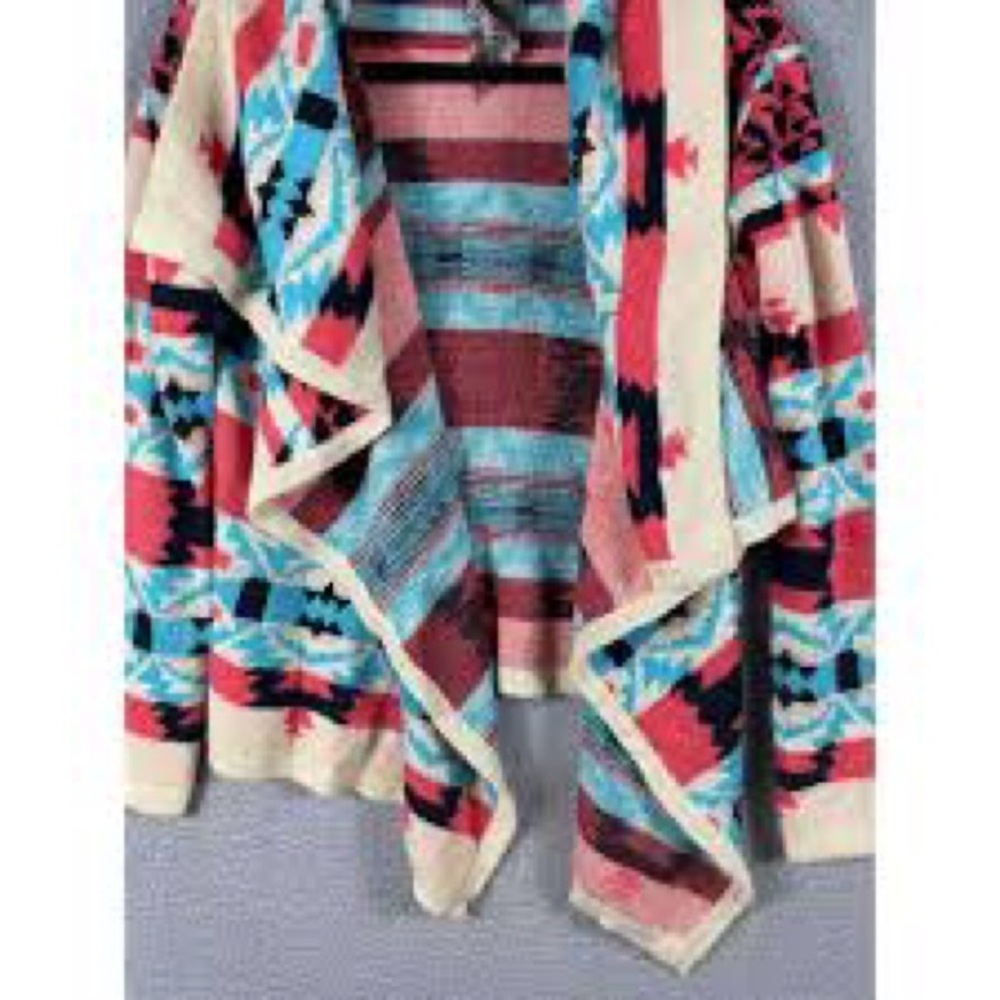 Anthropologie Moon Collection Size M Women's Multicolor Patterned Sweater - Picture 5 of 5